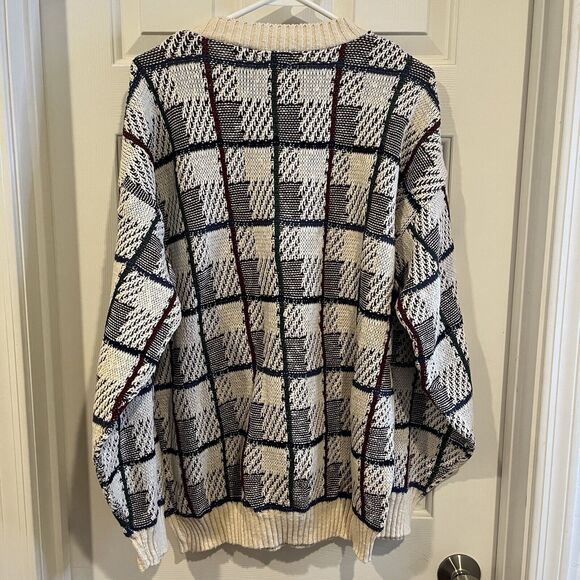Vintage Mervyns Cambridge Classics Men Sweater Size Large Long Sleeve Cotton USA - Picture 3 of 11